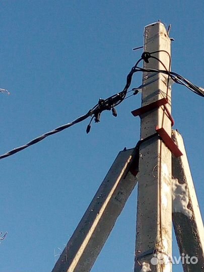 Электромонтажные работы. Установка опор лэп