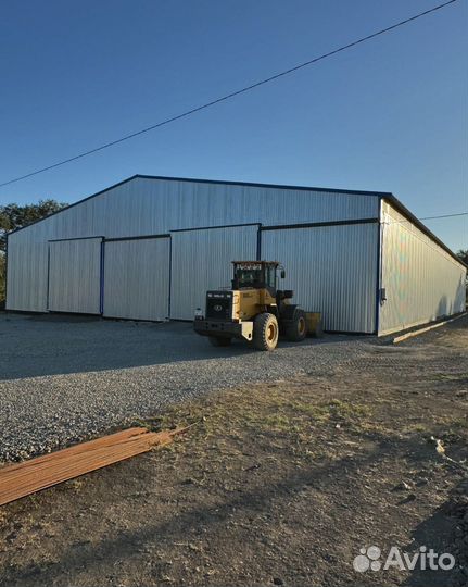 Ангар из металлоконструкций