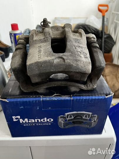 Тормозной суппорт на Hyunday Solaris