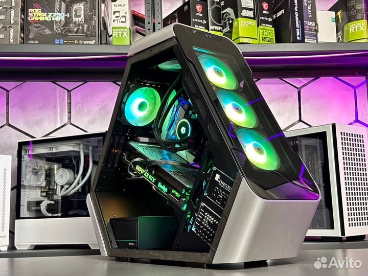Мощный игровой пк Ryzen 7 8700F / RTX 4070 / 32GB