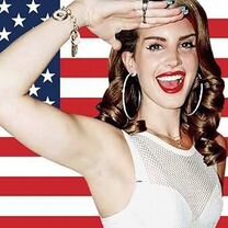 Флаг Лана Дель Рей USA / Lana Del Rey