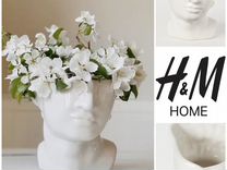H&M home Ваза голова Давида HM, кашпо керамическое