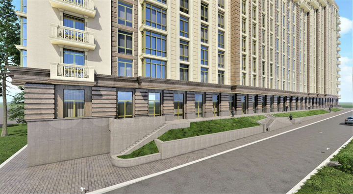 3-к. квартира, 121 м², 3/12 эт.