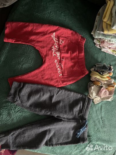 Вещи пакетом на девочку 62 68