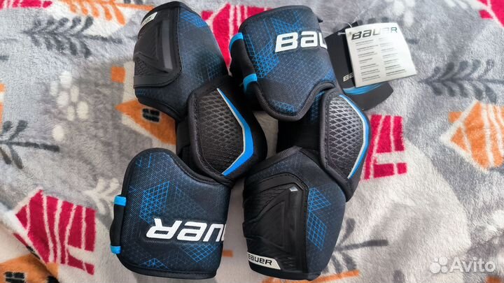 Налокотники хоккейные bauer x elbow pad - int. L