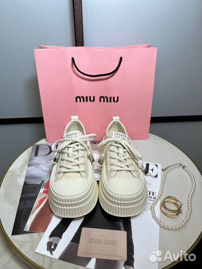 Кроссовки Кеды Miu Miu Размер 36-40