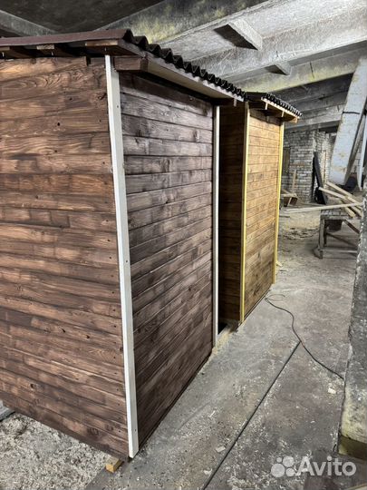 Дачный туалет деревянный