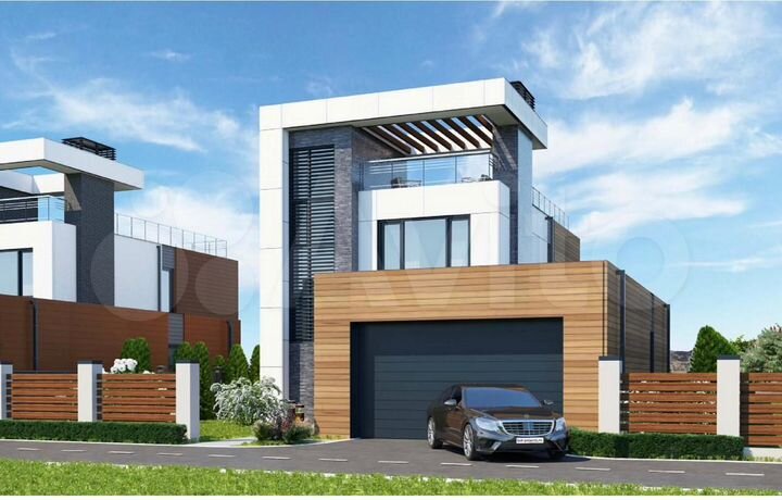 Коттедж 225 м² на участке 6 сот.