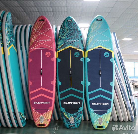 Сапборд Sup board skatinger широкий для йоги