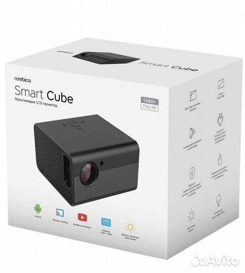 Проектор full hd 3200 лм android wi fi