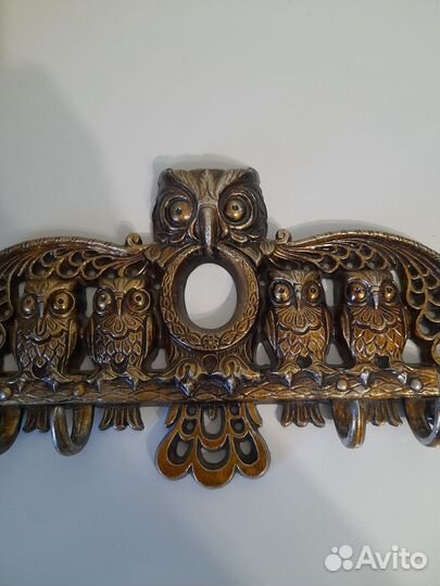 Вешалка настенная СССР металлическая