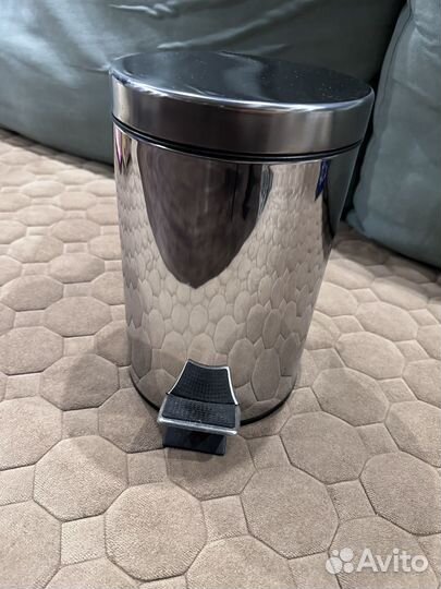 Ведро мусорное хром 3л