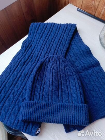 Комплект шапка с шарфом