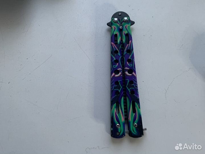 Нож бабочка расческа