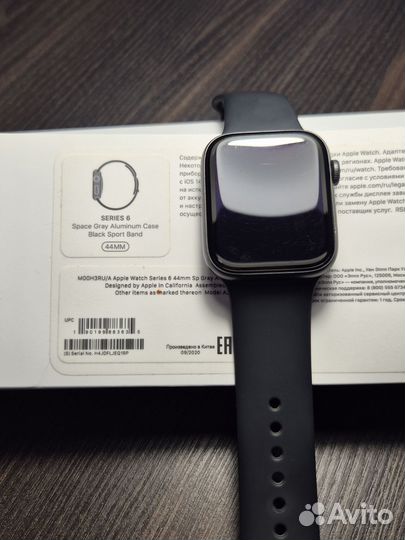 Часы apple watch 6 44 mm