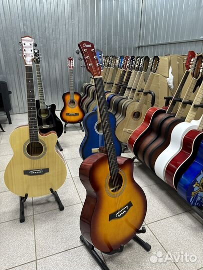 Гитара акустическая + чехол