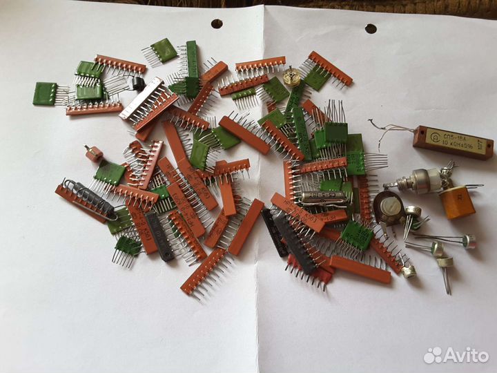 Транзисторы,диоды, резисторы и микросхемы СССР