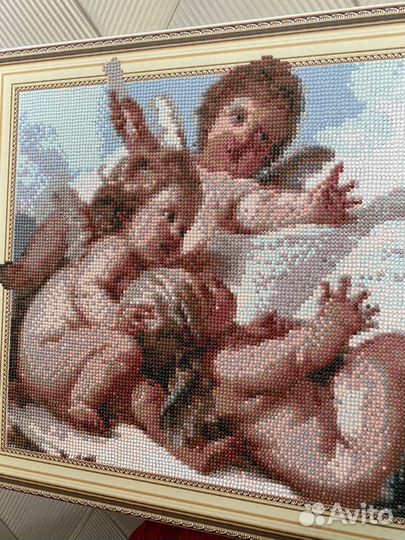 Алмазная картина собранная