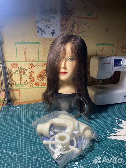 Манекен голова парикмахерская для причёсок/стрижек