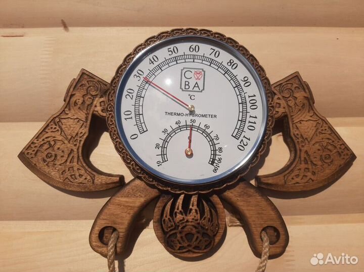 Термометр, гигрометр для бани