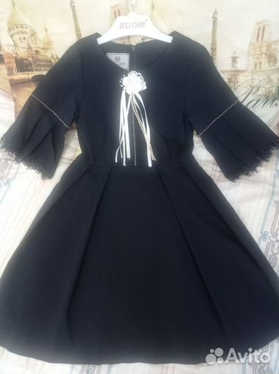 Шикарное школьное платье для девочки