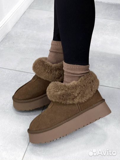 Угги из натуральной замши
