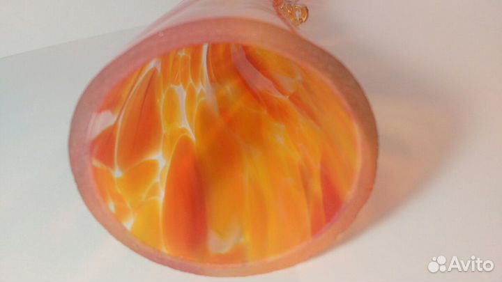 Рог фужер СССР рог изобилия цветное художественное