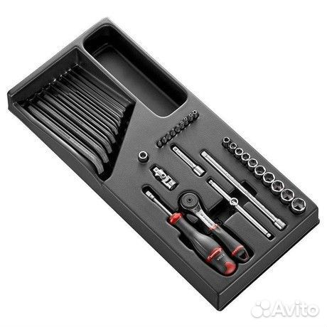 Модуль головок1/4” c аксессуарами MOD.R161-26