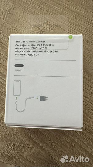 Быстрая зарядка Apple iPhone / iPad USB-C 25w