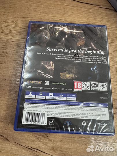 Resident Evil 4 Remake диск для PS4 новый