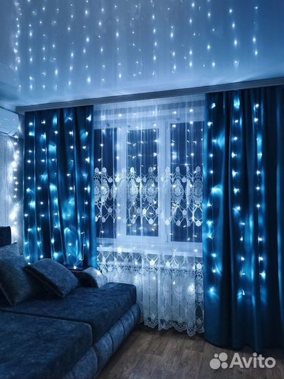Гирлянда штора 3 на 2