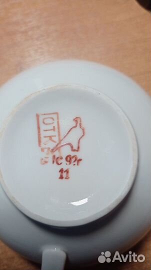 Чайные чашки дулево