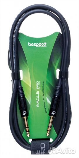 Кабель межблочный стерео Jack-стерео Jack Bespeco