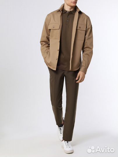 Поло хлопковое boss