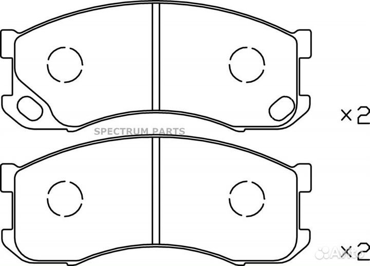 Тормозные колодки FBL AFP FBL AFP463