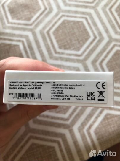 Apple iPhone зарядное устройство (зарядка)оригинал