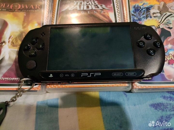 PSP - E 1008 и 6 лицензионных игр