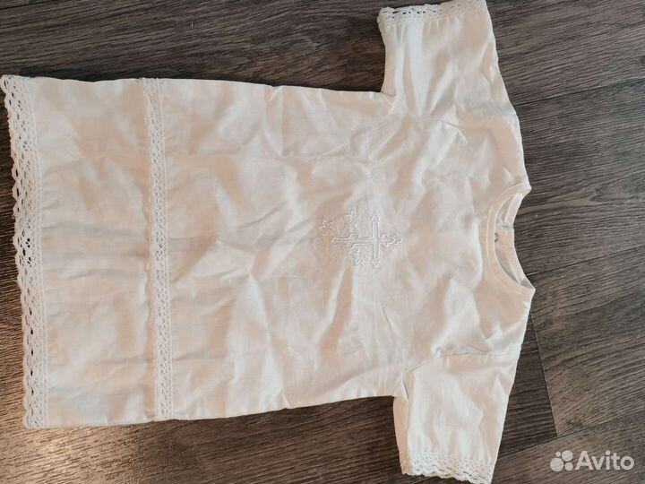 Крестильная рубашка для девочки