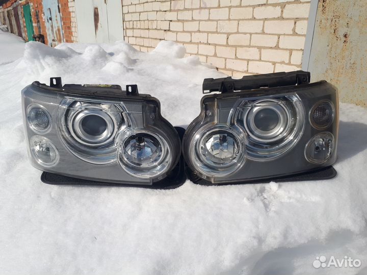 Блок фары range rover