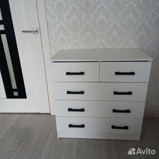Комод на 5 ящиков Белый