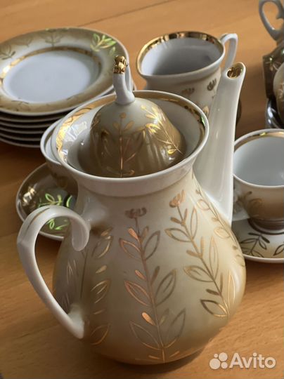 Сервиз кофейный, 6 персон, мфз