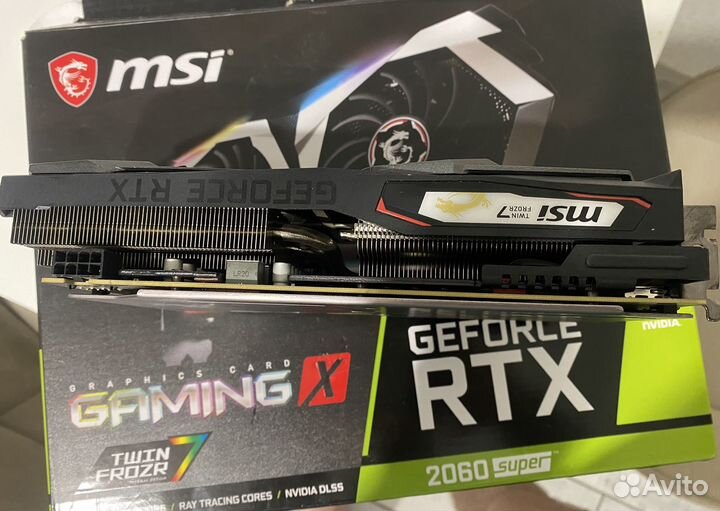 Видеокарта rtx 2060 super 8gb msi