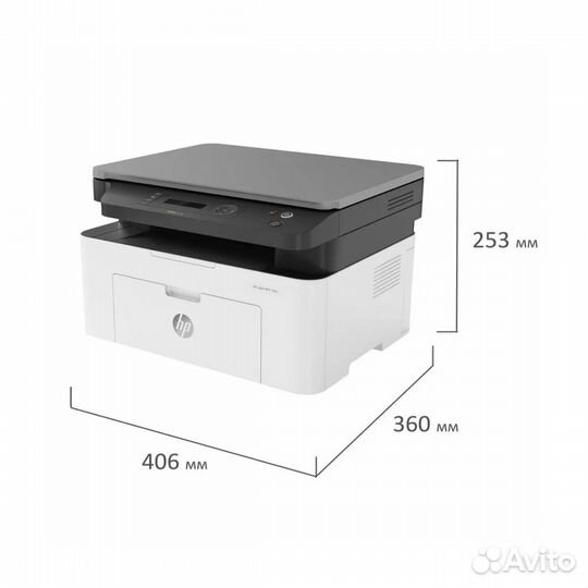 Мфу лазерное HP Laser MFP 135a, ч/б, A4