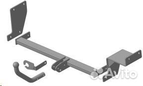 Фаркоп Kia Rio седан с 2021 г. рестайлинг (без эле