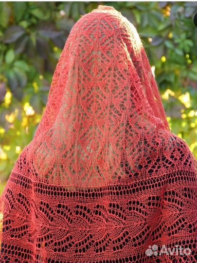 Шаль летняя, лён