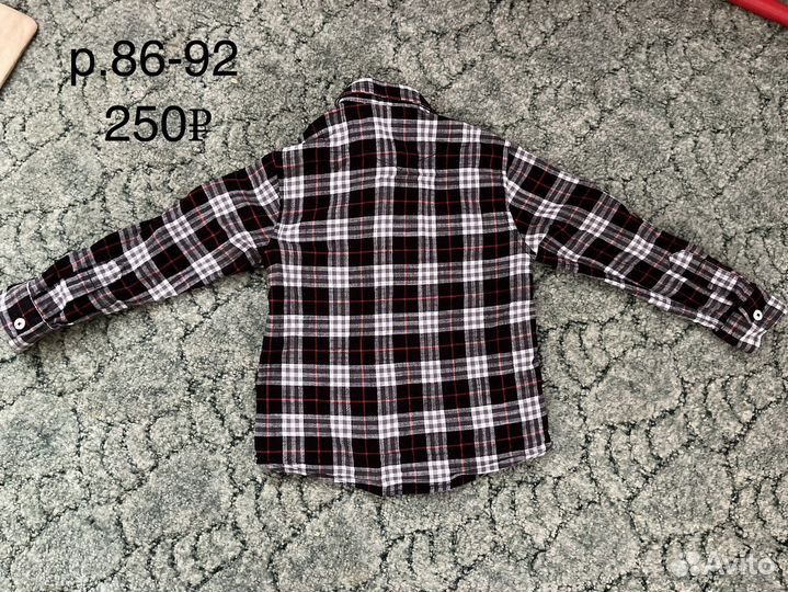 Рубашка для мальчика 80 86 92