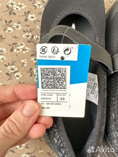 Новые женские балетки decathlon newfeel 35