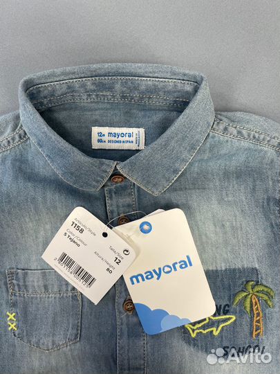Mayoral рубашка для мальчика 80