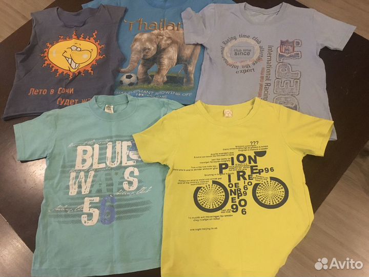 Вещи на мальчика пакетом р.122-128