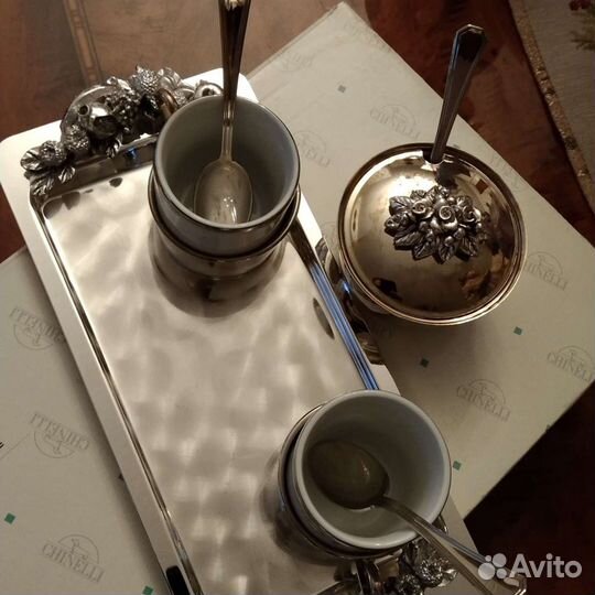 Кофейный сервиз Chinelli новый